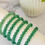 Green Aventurine Bead Bracelet 6mm - Image 3