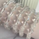 Clear Quartz Tumbled Bracelet