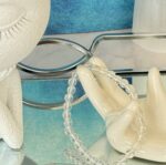 Clear Quartz Bead Bracelet 6mm