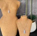 Blue Lace Agate Double Terminated Pendant - Image 3