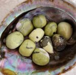 Serpentine With Pyrite Tumbled Stone