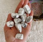 White Howlite Tumbled Stone - Image 2