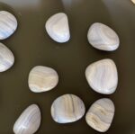 Blue Lace Agate Tumbled Stone - Image 5