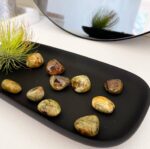 Green Garnet Tumbled Stone - Image 2