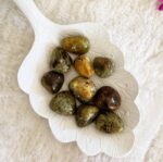 Green Garnet Tumbled Stone - Image 5