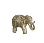 Elephant Gold and White