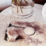 Pink Amethyst Candle Holder - Image 3