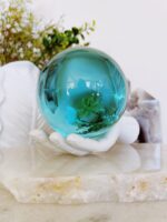 Aqua Obsidian Sphere