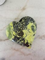 Serpentine + Pyrite Heart - Image 2