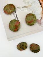 Unakite Flat Stone