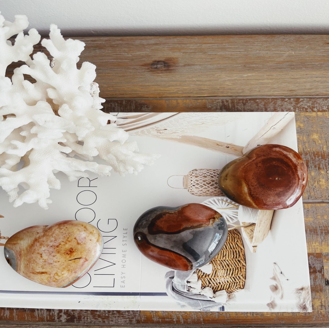 Polychrome Jasper Heart (Pick your own)