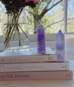 Purple Fluorite Point