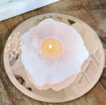 Rose Quartz Candle Holder - Image 4