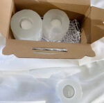 Selenite Cylinder Candle Holders